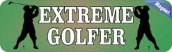 10in x 3in Extreme Golfer Bumper magnets magnetic magnet golf balls