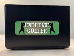10in x 3in Extreme Golfer Bumper Stickers window decals decal sticker golf balls