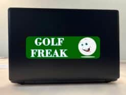10in x 3in Golf Freak Bumper Stickers window decals decal sticker golf balls