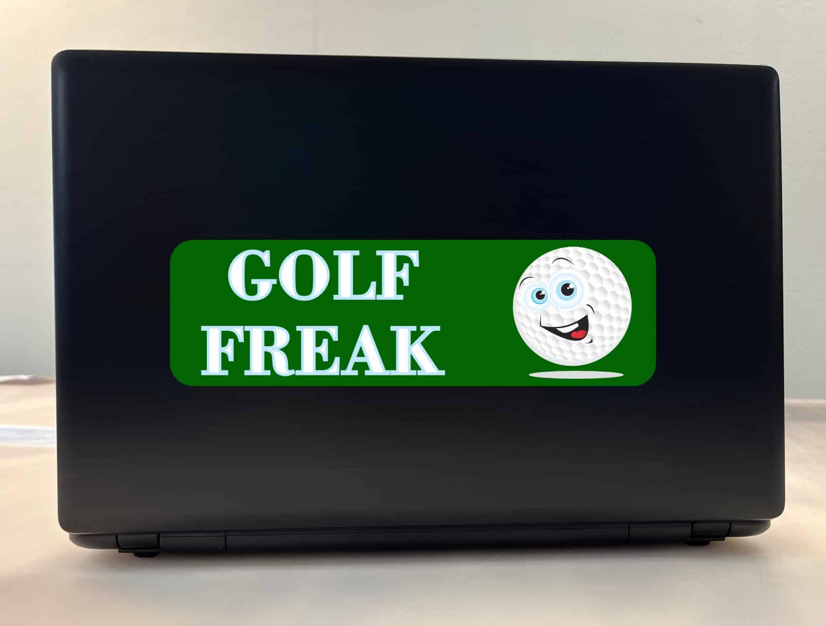 10in x 3in Golf Freak Bumper Stickers window decals decal sticker golf balls