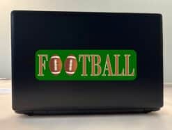 10in x 3in Football Bumper Stickers window decals car decal sticker footballs