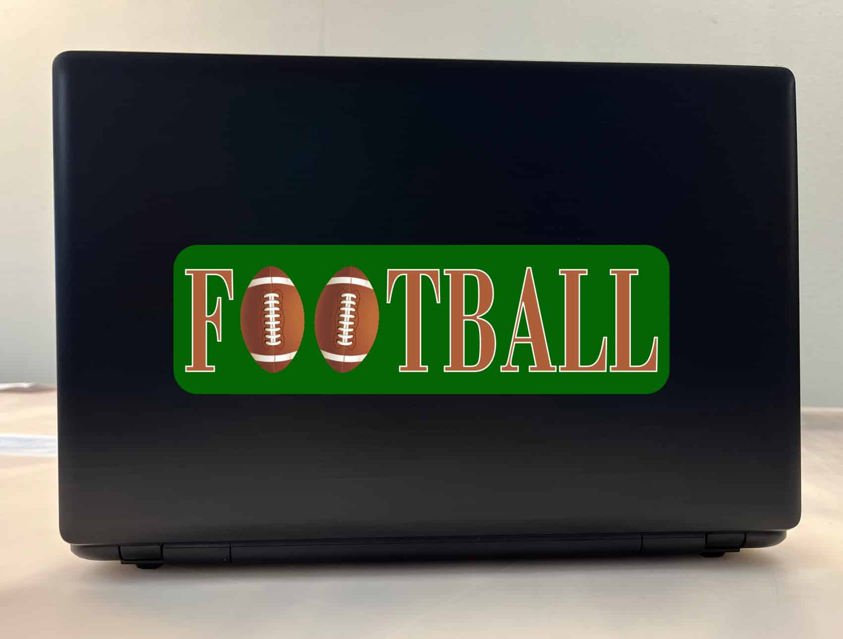 10in x 3in Football Bumper Stickers window decals car decal sticker footballs