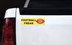 10in x 3in Football Freak Bumper magnets magnetic magnet footballs