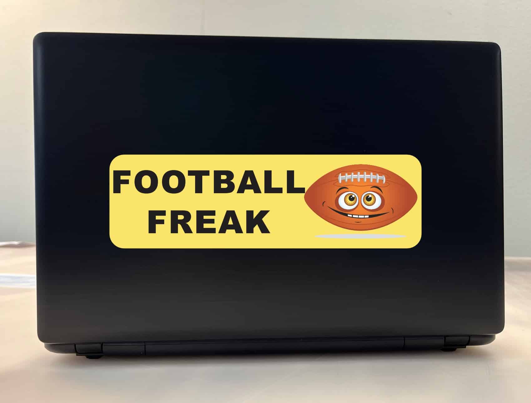 10in x 3in Football Freak Bumper Stickers window decals decal sticker footballs