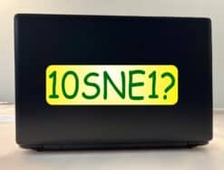 10in x 3in 10SNE1 Tennis Anyone Vinyl Bumper Sticker Window Decal Stickers Decals