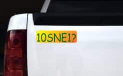 10in x 3in 10SNE1 Tennis Anyone Vinyl Bumper magnet magnetic magnets
