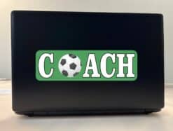 10in x 3in Soccer Coach Vinyl Bumper Sticker Window Decal Truck Stickers Car Decals
