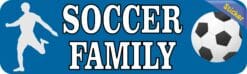 10in x 3in Soccer Family Vinyl Bumper Sticker Window Decal Truck Stickers Car Decals