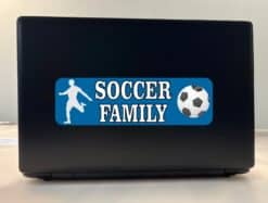 10in x 3in Soccer Family Vinyl Bumper Sticker Window Decal Truck Stickers Car Decals