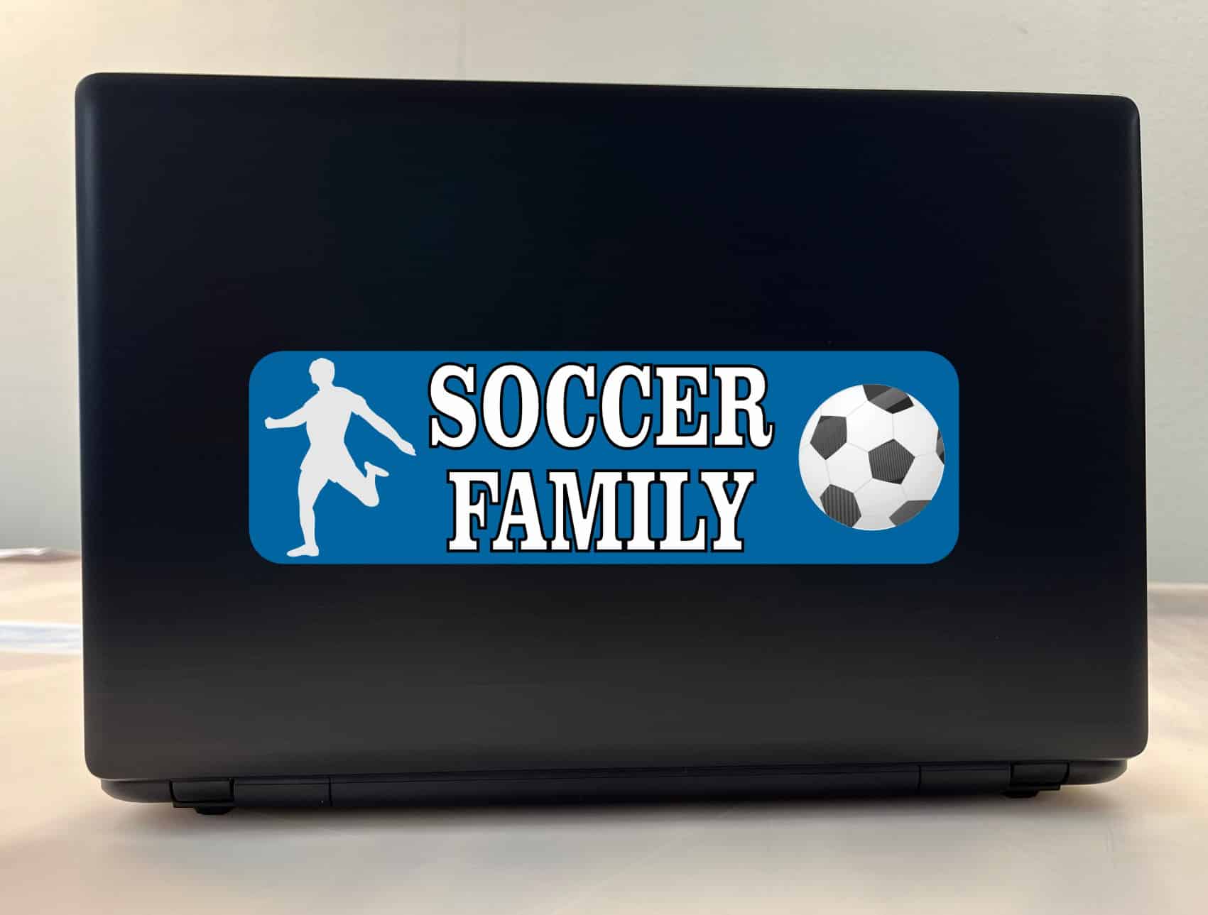 10in x 3in Soccer Family Vinyl Bumper Sticker Window Decal Truck Stickers Car Decals