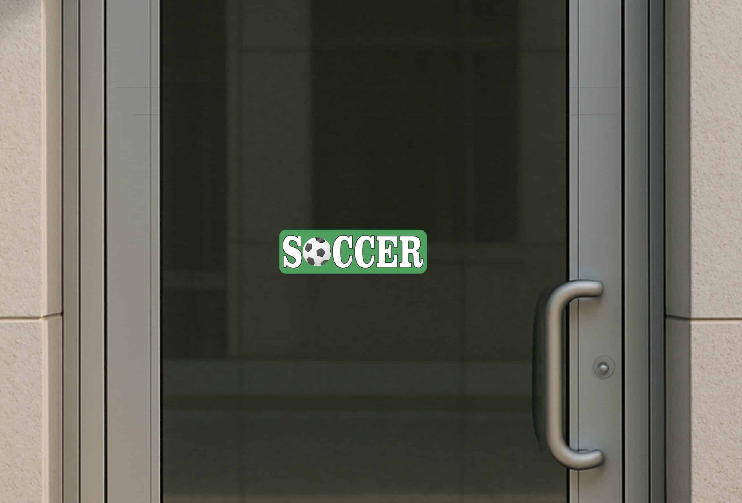 10in x 3in Soccer Vinyl Bumper Sticker Window Decal Truck Stickers Car Decals