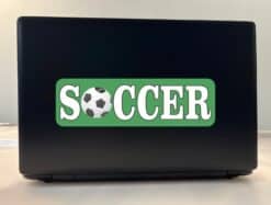 10in x 3in Soccer Vinyl Bumper Sticker Window Decal Truck Stickers Car Decals