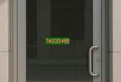 10in x 3in Touchdown Football Bumper Sticker Window Decal Stickers Vinyl Car Decals