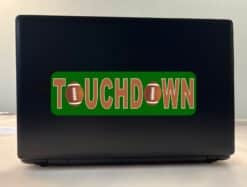 10in x 3in Touchdown Football Bumper Sticker Window Decal Stickers Vinyl Car Decals