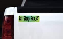 10in x 3in Eat Sleep Run Running Bumper magnet magnetic magnets Car