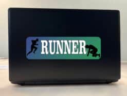 10in x 3in Runner Bumper Sticker Window Decal Truck Stickers Vinyl Car Decals
