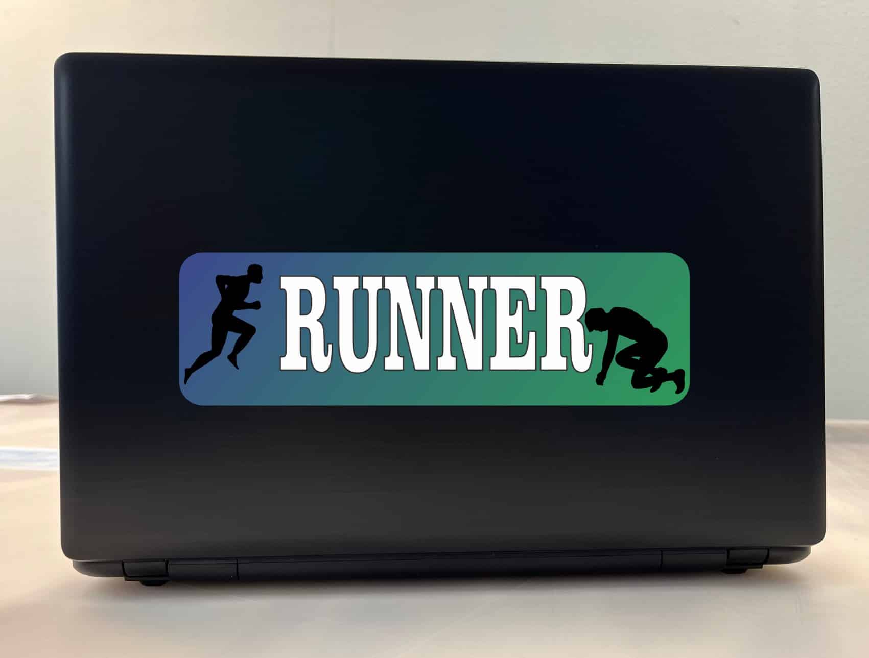 10in x 3in Runner Bumper Sticker Window Decal Truck Stickers Vinyl Car Decals