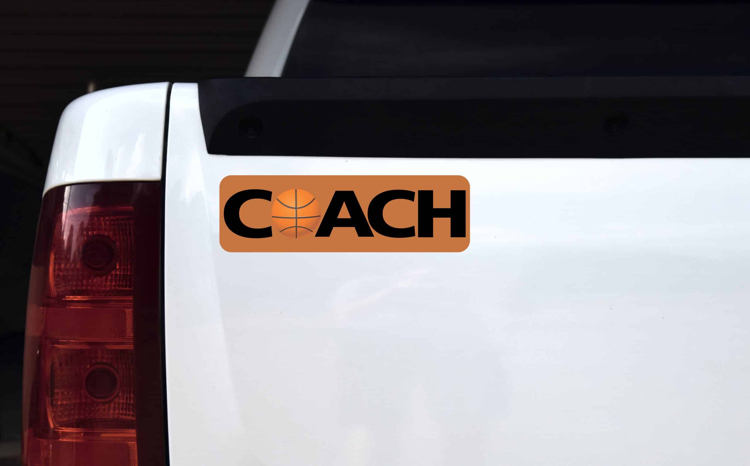 Basketball Coach Sticker