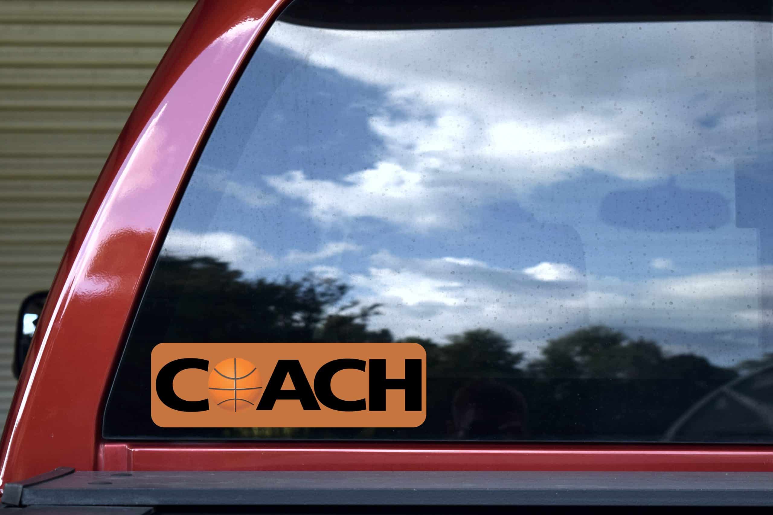 Basketball Coach Sticker