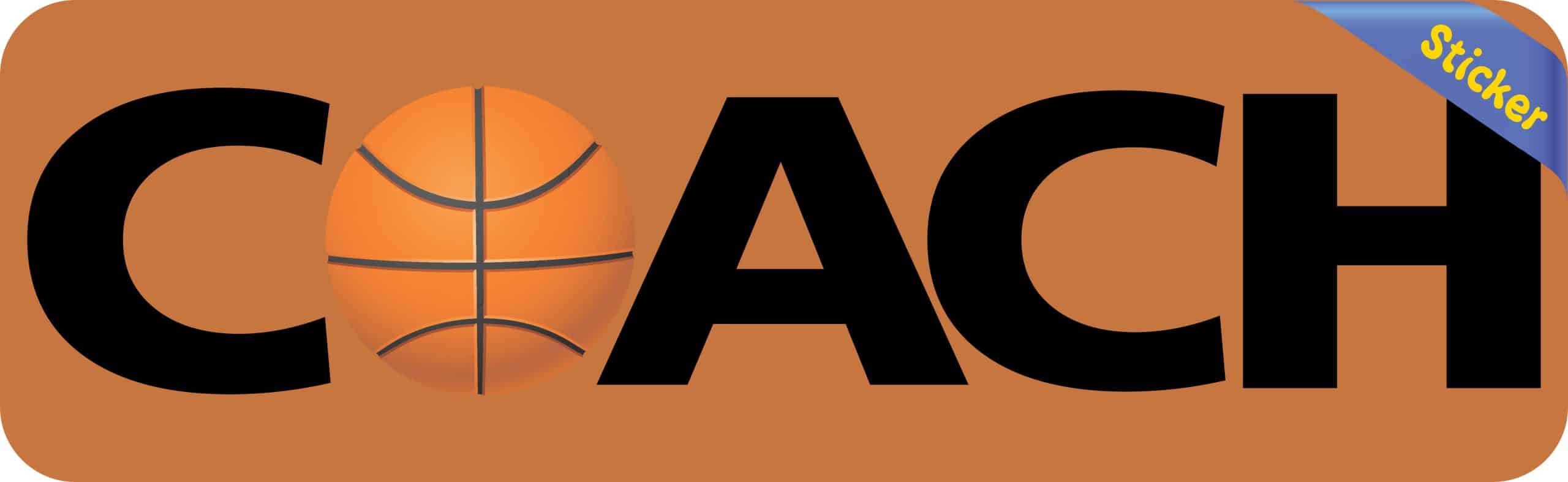 Basketball Coach Sticker
