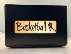 10in x 3in Basketball Bumper Sticker Window Truck Decal Stickers Vinyl Car Decals