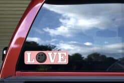 10in x 3in Love Bowling Bumper Sticker Window Decal Stickers Vinyl Decal Stickers