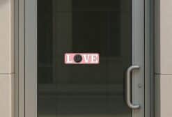 10in x 3in Love Bowling Bumper Sticker Window Decal Stickers Vinyl Decal Stickers