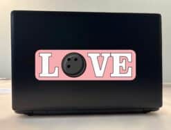 10in x 3in Love Bowling Bumper Sticker Window Decal Stickers Vinyl Decal Stickers