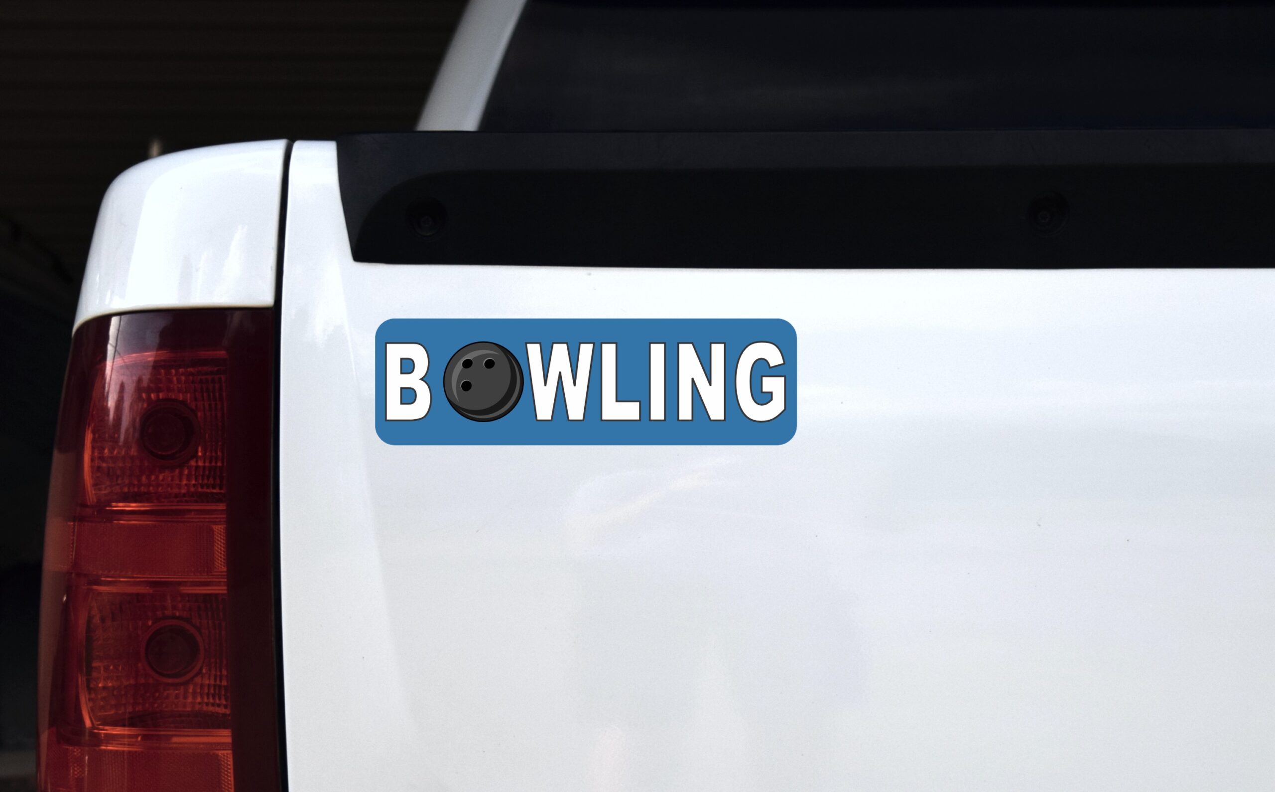 10in x 3in Bowling Bumper Sticker Window Decal Truck Stickers Vinyl Car Decals