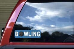 10in x 3in Bowling Bumper Sticker Window Decal Truck Stickers Vinyl Car Decals