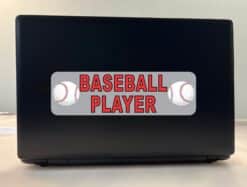 10in x 3in Baseball Player Bumper Sticker Window Decal Stickers Vinyl Car Decals
