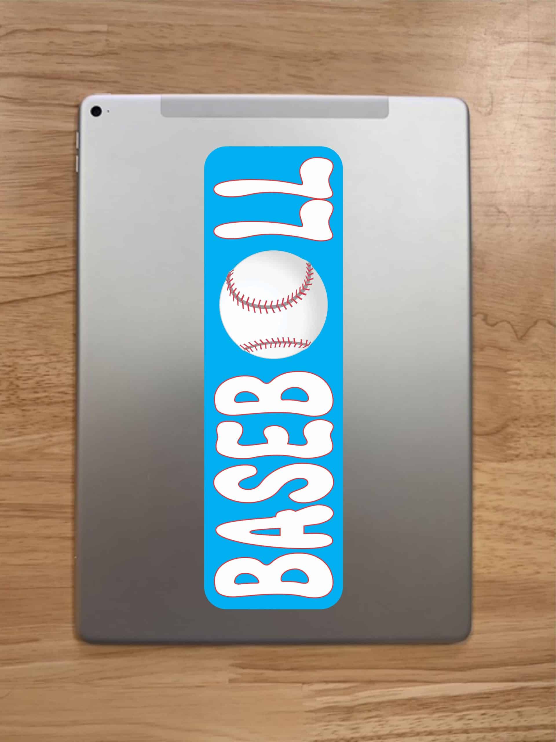 10in x 3in Baseball Vinyl Bumper Sticker Window Decal Stickers Vinyl Car Decals - Image 7