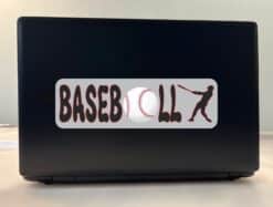 10in x 3in Baseball Vinyl Bumper Sticker W indow Decal Stickers Vinyl Car Decals