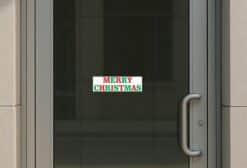 10in x 3in Merry Christmas Vinyl Bumper Sticker Decal Car Stickers Decals
