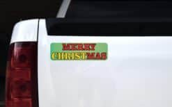 10in x 3in Merry Christmas Christ Vinyl Bumper magnet Car magnets