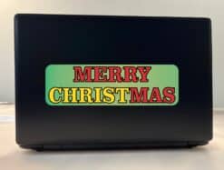 10in x 3in Merry Christmas Christ Vinyl Bumper Sticker Decal Car Stickers Decals