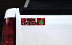 10in x 3in Merry Christmas Tree Bumper magnet Car magnetic magnets