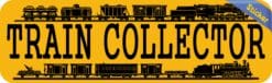 10in x 3in Train Collector Bumper Sticker Vinyl Window Decal