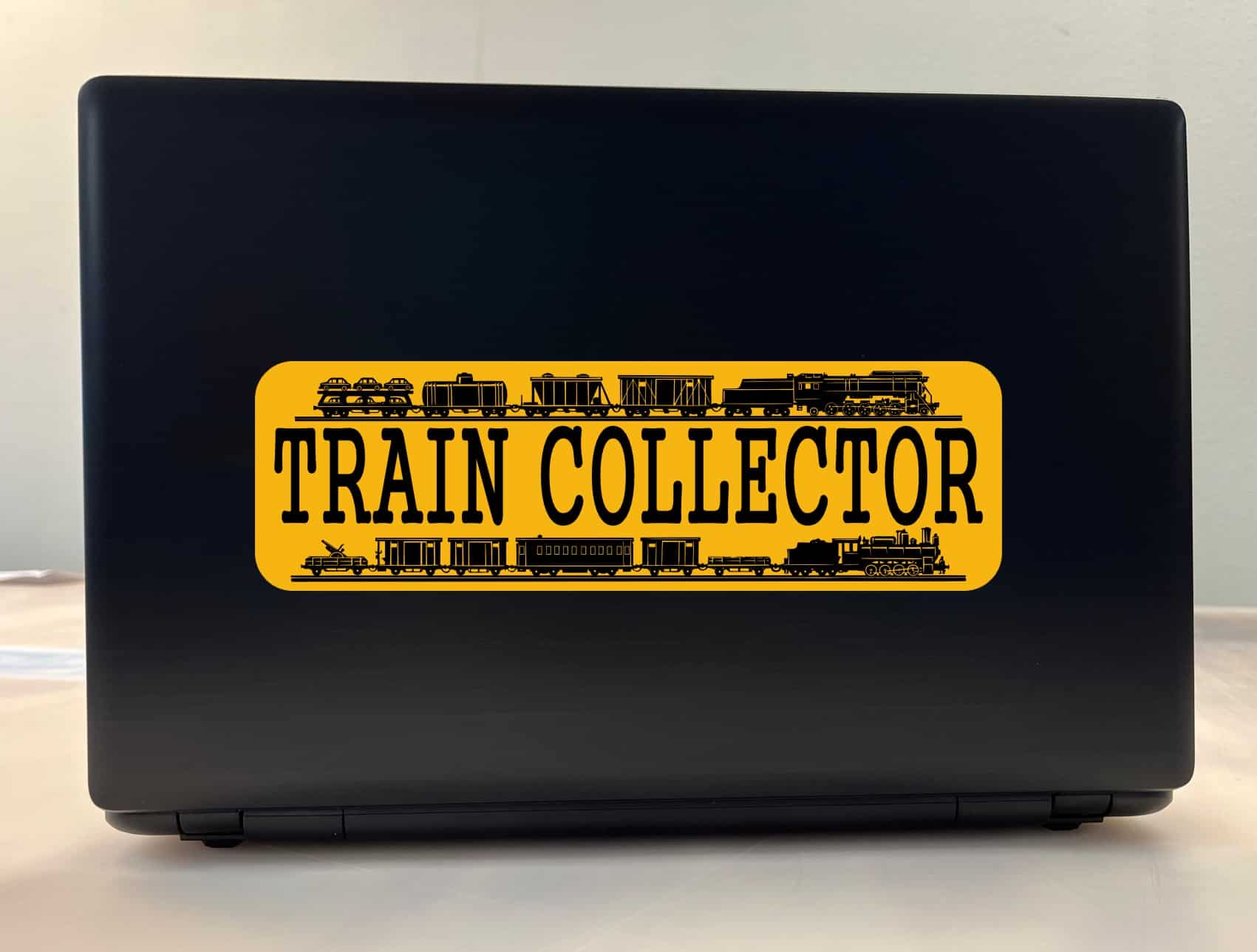 10in x 3in Train Collector Bumper Sticker Vinyl Window Decal