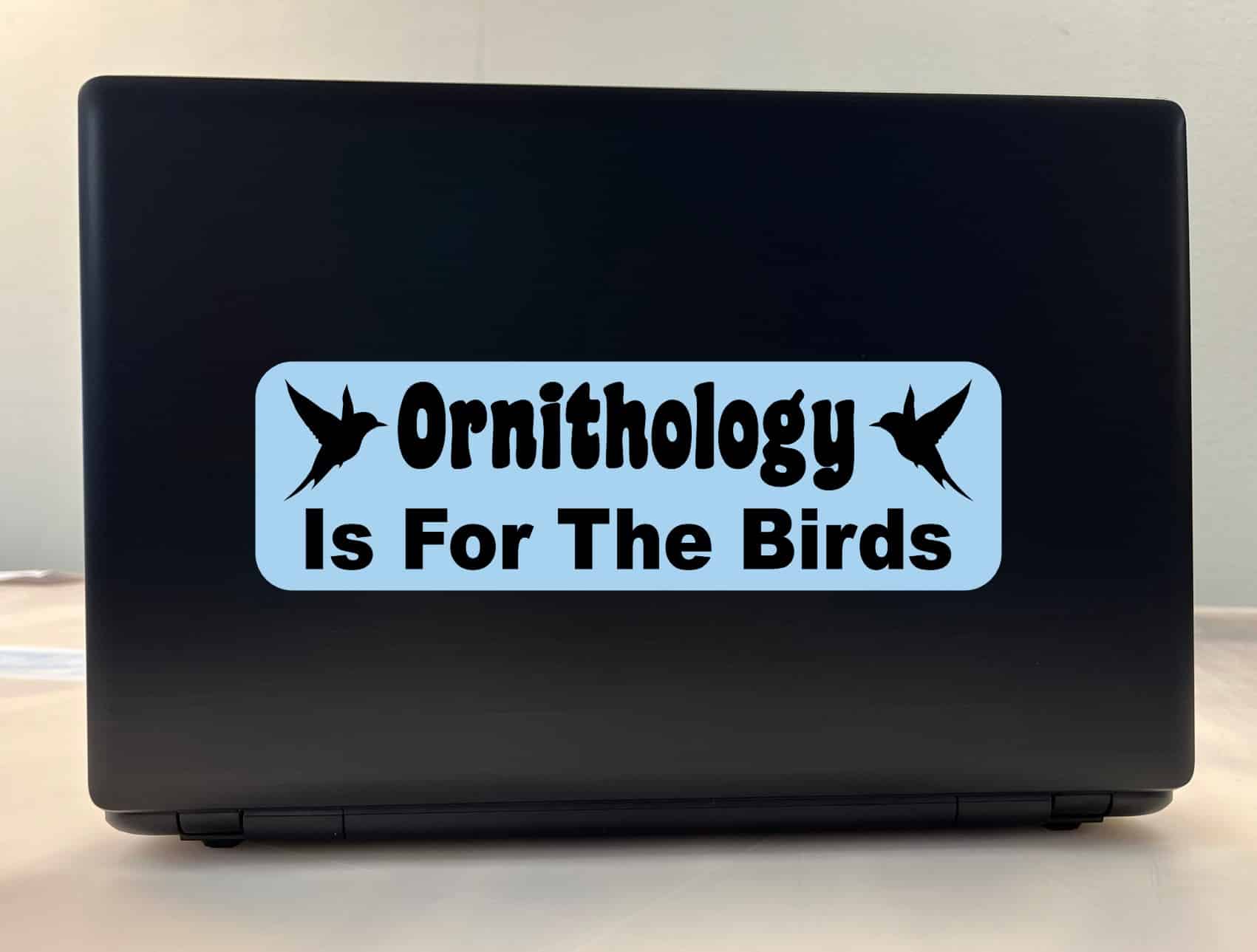 10in x 3in Ornithology Is for the Birds Vinyl Sticker - Image 4