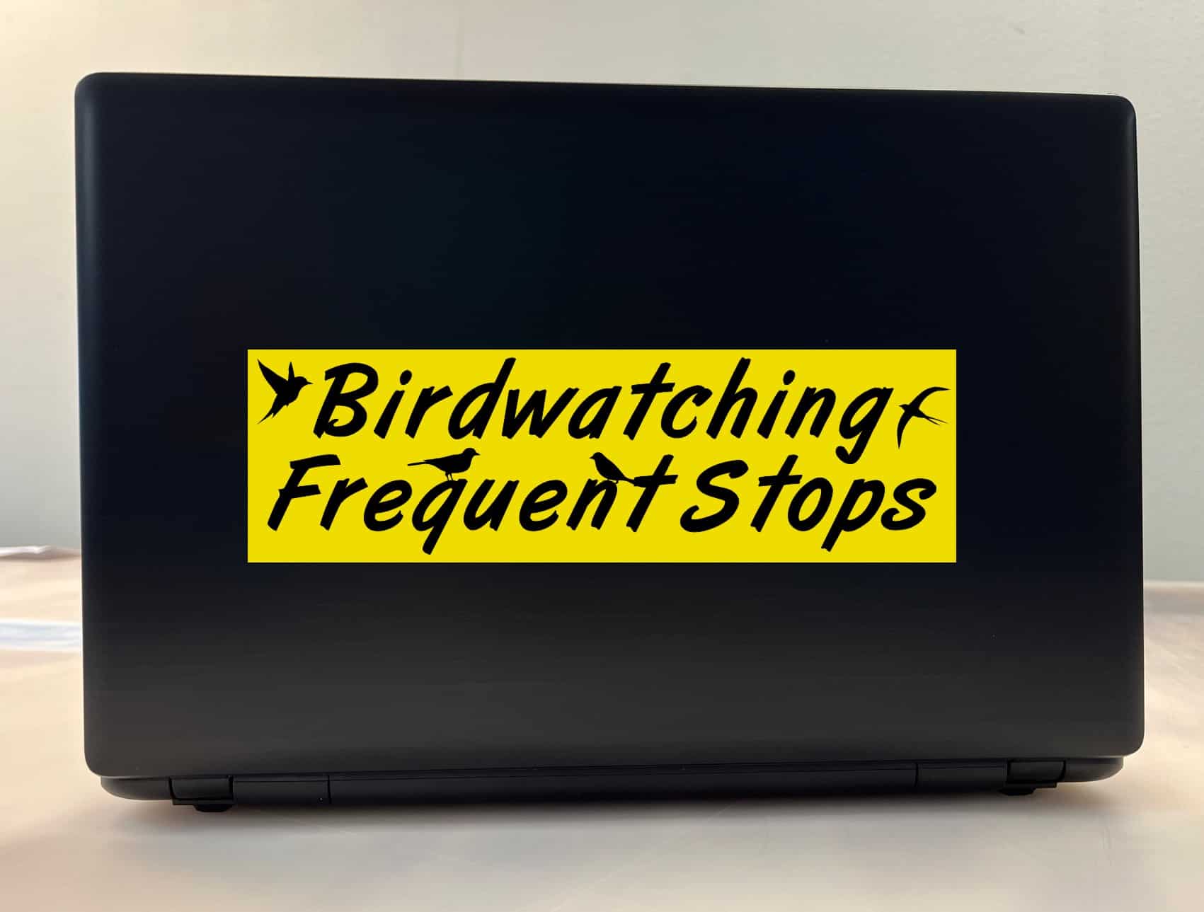 10in x 3in Birdwatching Frequent Stops Car Bumper Sticker Window - Image 3