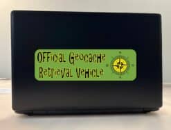 10in x 3in Official Geocache Retrieval Vehicle Bumper Stickers Geocaching Car Decals
