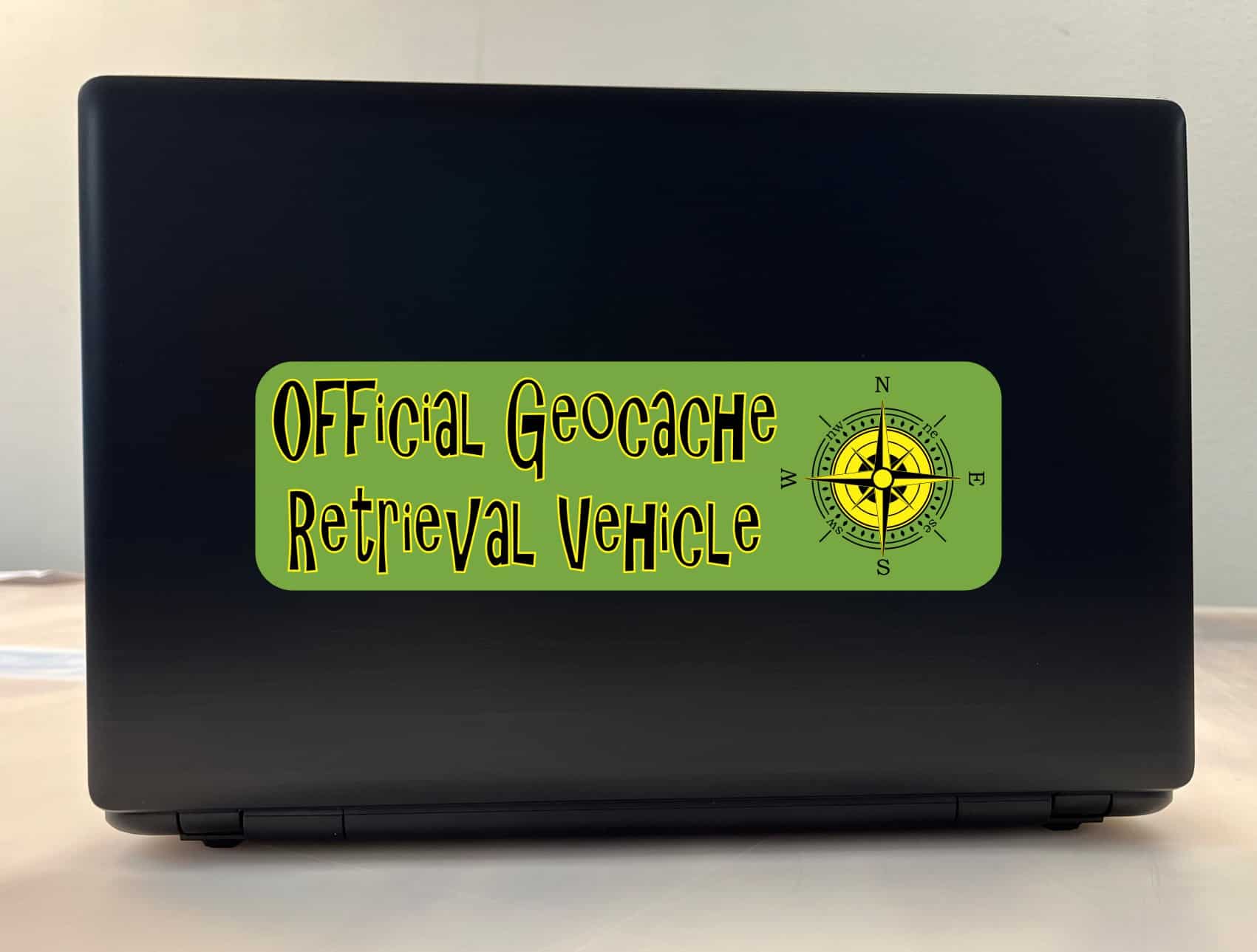 10in x 3in Official Geocache Retrieval Vehicle Bumper Stickers Geocaching Car Decals