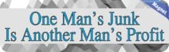 10in x 3in One Man''s Junk Is Another Man''s Profit Bumper magnet magnets '