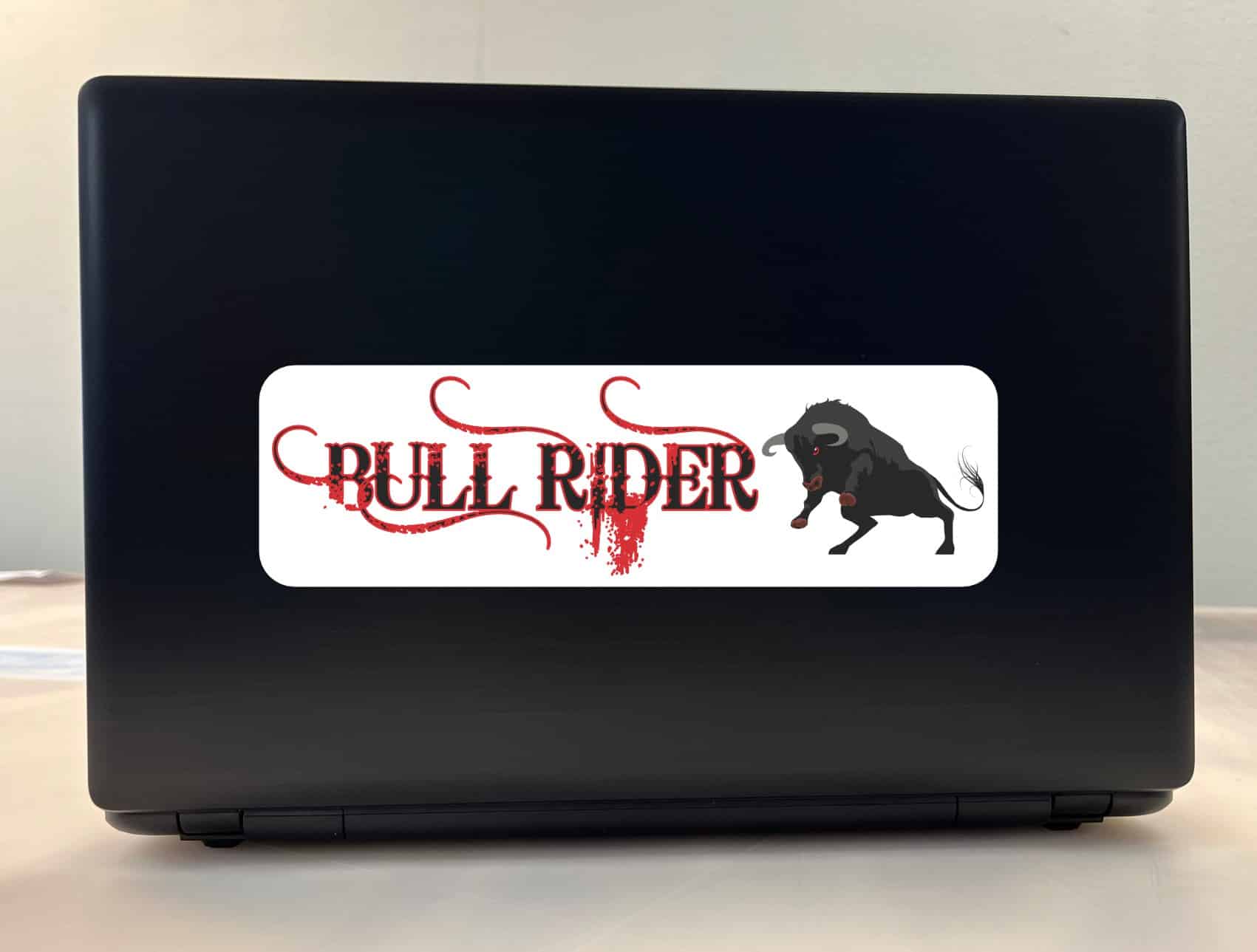10in x 3in Bull Rider Cowboy Bumper Sticker Window Decal Vinyl Stickers Decals - Image 3