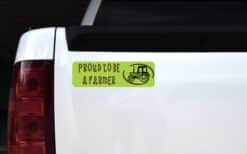 10in x 3in Proud To Be A Farmer Magnet Magnetic Vehicle Car Bumper