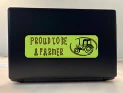 10in x 3in Proud To Be A Farmer Bumper Sticker Vinyl Agricultural Decal