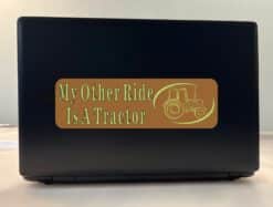 10in x 3in My Other Ride Is A Tractor Bumper Sticker Window Decal Car Stickers Decals