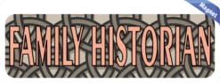 10in x 3in Family Historian Bumper magnet magnetic  Car magnetic magnets