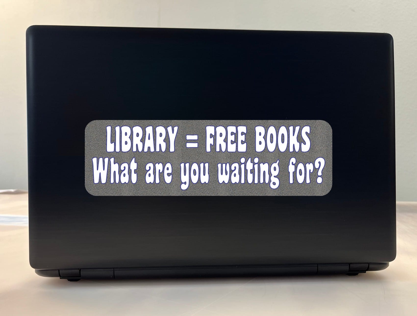 10in x 3in Library Free Books What Are You Waiting For Bumper Sticker Decal Vinyl Window Stickers Decals Car